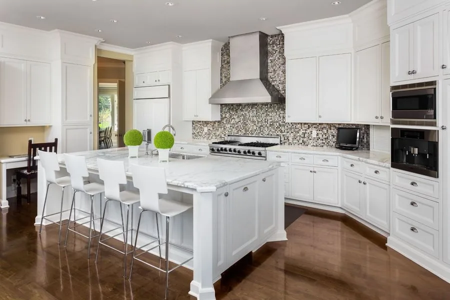 Modern white kitchen remodel