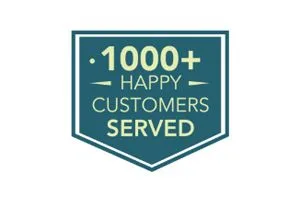 1000+ Happy Customers Served